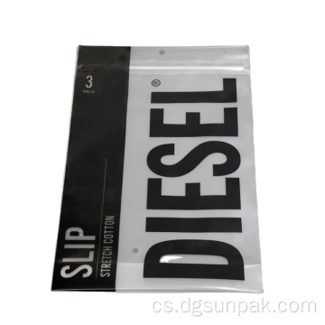 Matná matná taška na zip Oblečení Tshirt Zip Bag